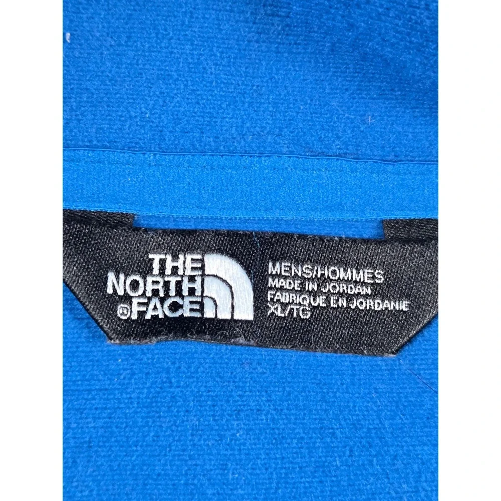 The‎ North Face Quarter Zip Pullover XL Blue Mens CR Patch Logo Activewear